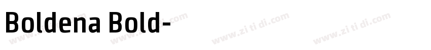 Boldena Bold字体转换